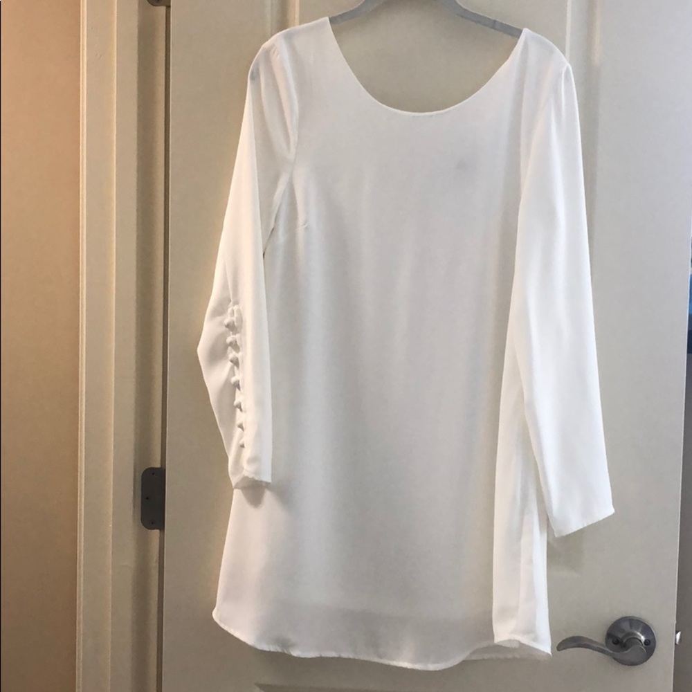 Lulu’s long sleeve button detail dress